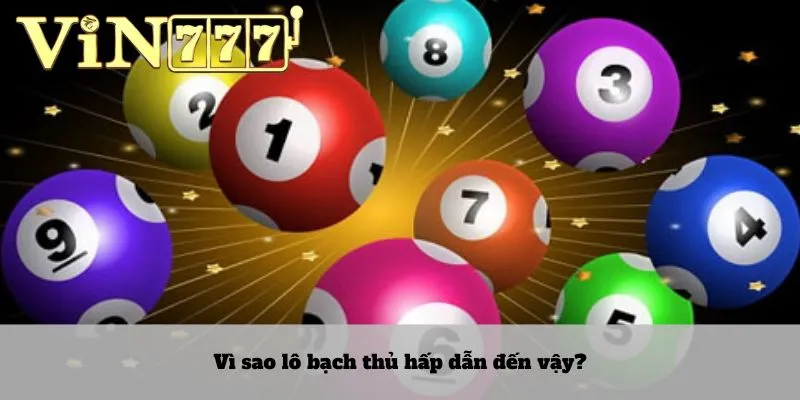 Lô bạch thủ 3 Vì sao lô bạch thủ hấp dẫn đến vậy?